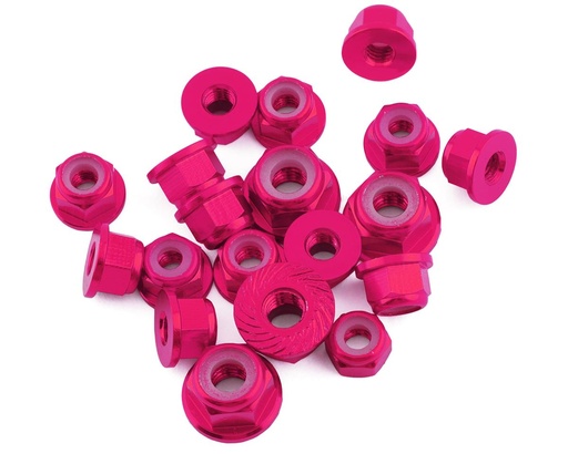 [175-18325] 175RC Losi 22X-4 Elite Aluminum Nut Kit (Pink) (19)