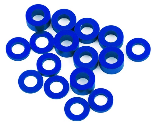 [175-18347] 175RC Associated B6.4/B6.4D Ball Stud Spacer Kit (Blue) (16)