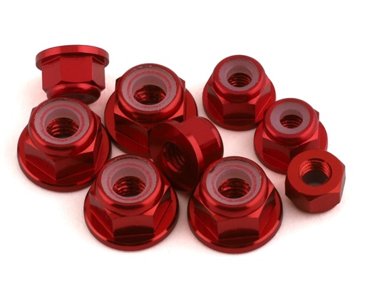 [175-18446] 175RC Losi 22S SCT Aluminum Nut Kit (Red) (9)