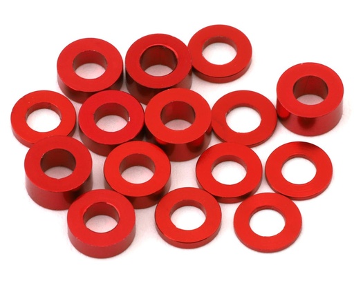 [175-18499] 175RC RC10 B7 Aluminum Spacer Kit (Red)