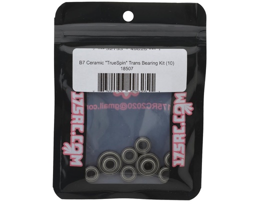 [175-18507] 175RC RC10B7/RC10B7D Ceramic "TrueSpin" Transmission Ball Bearing Kit (10)