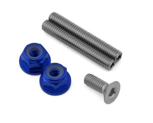 [175-18551] 175RC Mugen MSB1 Stainless Steel "Ti-Look" Lower Arm Studs Set