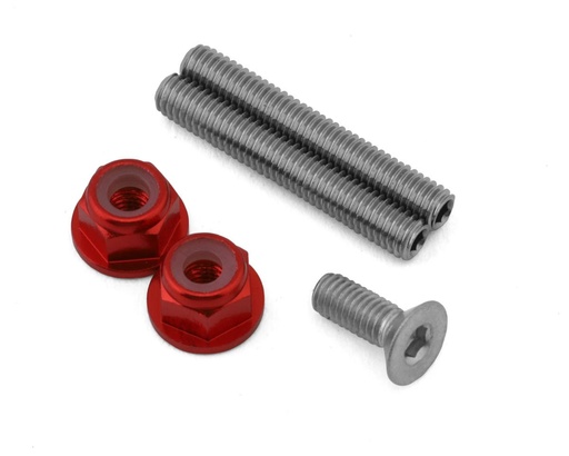 [175-18553] 175RC Mugen MSB1 Stainless Steel "Ti-Look" Lower Arm Studs Set