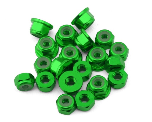 [175-18573] 175RC Team Associated RC10B74.2D CE Aluminum Nuts Kit (Green)