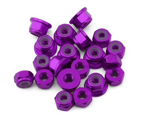[175-18575] 175RC Team Associated RC10B74.2D CE Aluminum Nuts Kit (Purple)