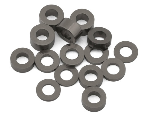 [175-18584] 175RC Team Associated RC10B74.2D CE Aluminum Spacers Kit (Grey)