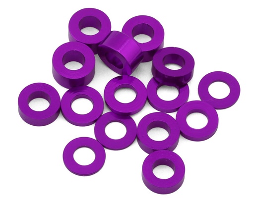 [175-18585] 175RC Team Associated RC10B74.2D CE Aluminum Spacers Kit (Purple)