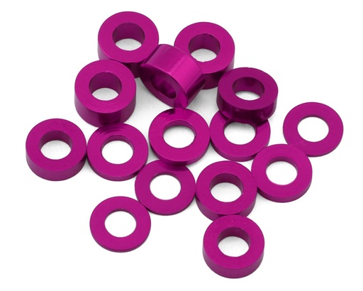 [175-18587] 175RC Team Associated RC10B74.2D CE Aluminum Spacers Kit (Pink)