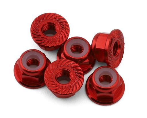 [175-18602] 175RC Team Associated RC10B74.2D CE Aluminum Serrated Locking Wheel Nuts