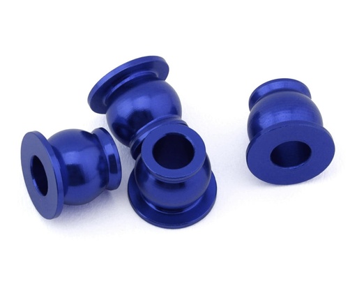 [175-18754] 175RC Team Associated RC10B7 Aluminum Lower Shock Pivot Ball (Blue) (4)