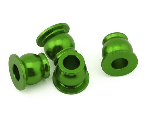 [175-18758] 175RC Team Associated RC10B7 Aluminum Lower Shock Pivot Ball (Green) (4)