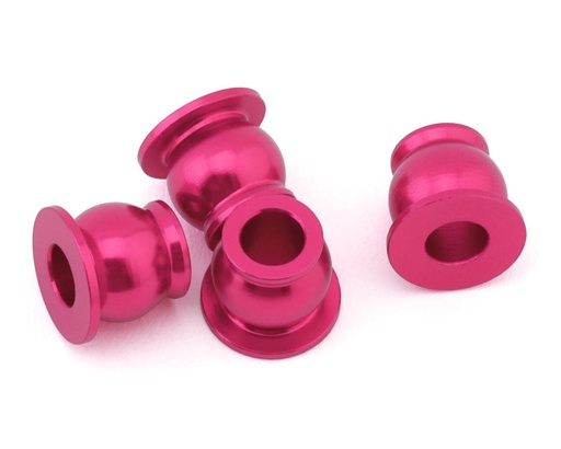 [175-18761] 175RC Team Associated RC10B7 Aluminum Lower Shock Pivot Ball (Pink) (4)