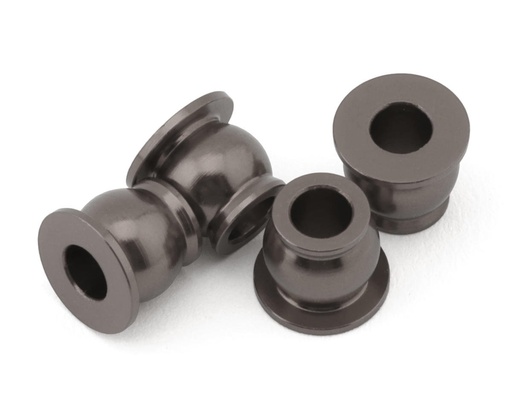 [175-18769] 175RC Team Associated B74.2 CE Aluminum Lower Shock Pivot Ball (Grey) (4)