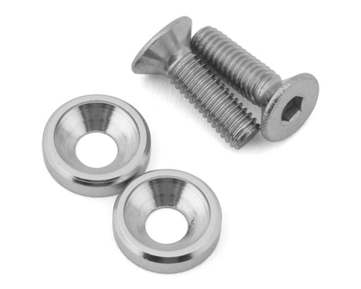 [175-18783] 175RC Yokomo RookieSpeed RS1.0 Motor Screws (Natural) (2)