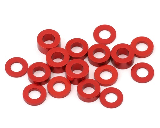 [175-18786] 175RC Yokomo RookieSpeed RS1.0 Lightweight Spacer Kit (Red) (16)