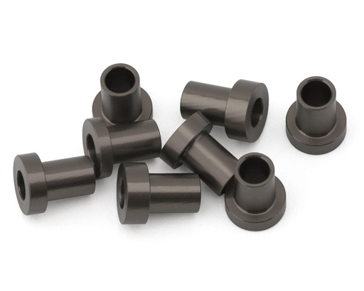 [175-18875] 175RC Team Associated RC10B7 Caster Hat Spacer Bushings (Grey) (8)