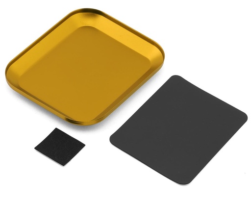 [175-24997] 175RC Small Aluminum Parts Tray & Magnetic Screw Catcher (Gold)