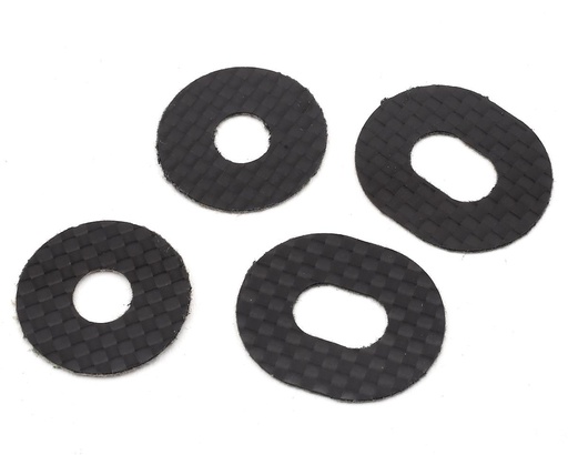[1UP10403] 1UP Racing Carbon Fiber 1/8 Offroad Body Washers (4)