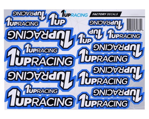 [1UP180001] 1UP Racing Decal Sheet (Blue)