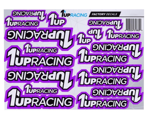 [1UP180002] 1UP Racing Decal Sheet (Purple)
