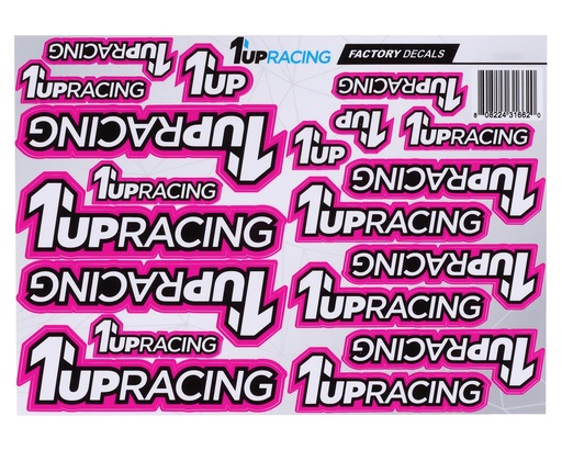 [1UP180004] 1UP Racing Decal Sheet (Pink)