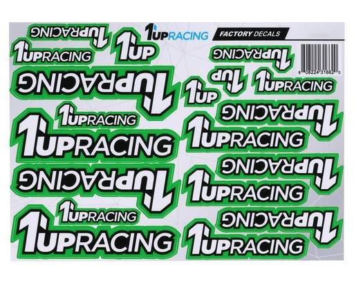 [1UP180007] 1UP Racing Decal Sheet (Green)