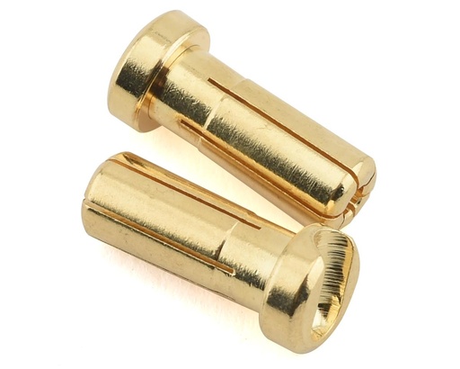 [1UP190402] 1UP Racing 5mm LowPro Bullet Plugs (2)