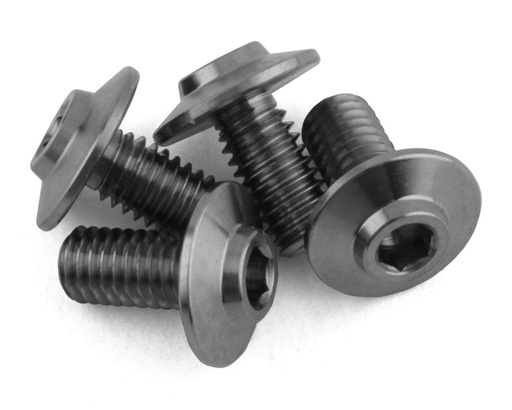 [1UP700021] 1UP Racing Titanium Pro Duty Lockdown Head Screws (4) (3x6mm)