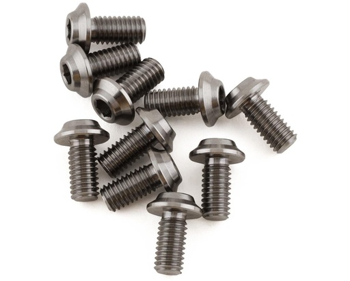 [1UP720006] 1UP Racing Titanium Pro Duty LowPro Head Screws (10) (3x6mm)