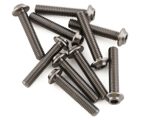 [1UP720016] 1UP Racing Titanium Pro Duty LowPro Head Screws (10) (3x16mm)