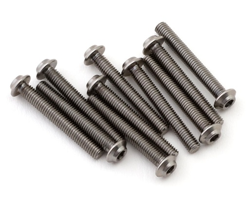 [1UP720022] 1UP Racing Titanium Pro Duty LowPro Head Screws (10) (3x22mm)