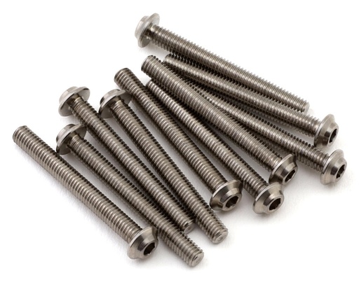 [1UP720026] 1UP Racing Titanium Pro Duty LowPro Head Screws (10) (3x26mm)