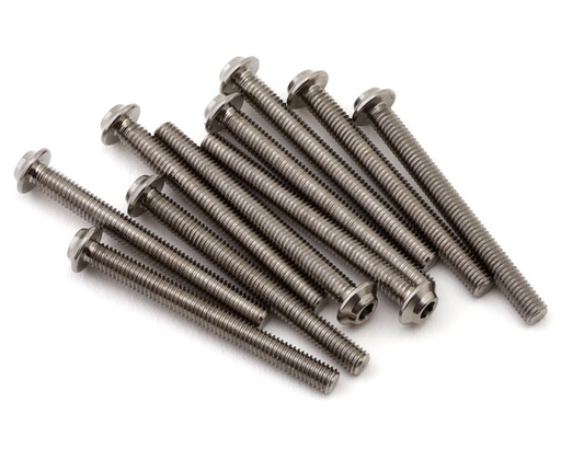 [1UP720030] 1UP Racing Titanium Pro Duty LowPro Head Screws (10) (3x30mm)