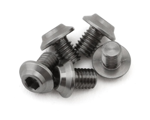 [1UP721004] 1UP Racing Titanium Pro Duty LowPro Head Screws (5) (3x4mm)