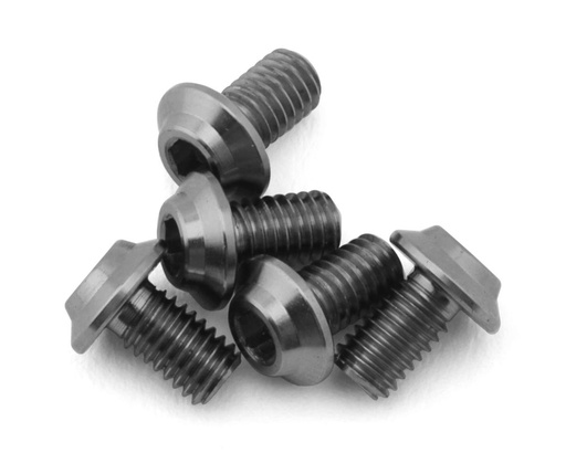 [1UP721005] 1UP Racing Titanium Pro Duty LowPro Head Screws (5) (3x5mm)