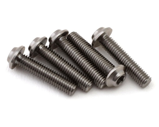 [1UP721014] 1UP Racing Titanium Pro Duty LowPro Head Screws (5) (3x14mm)