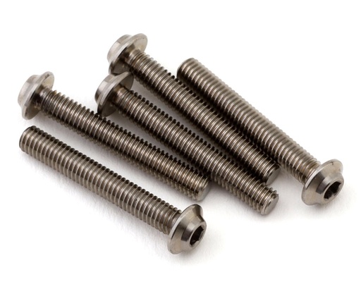 [1UP721020] 1UP Racing Titanium Pro Duty LowPro Head Screws (5) (3x20mm)