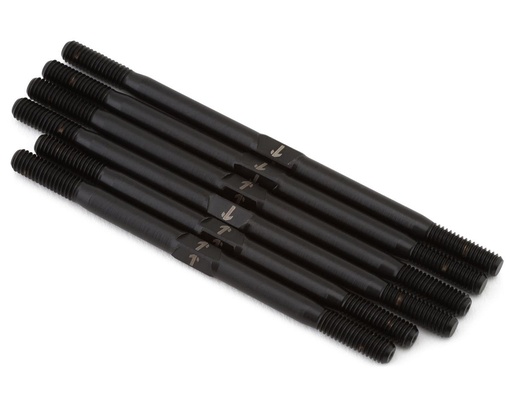 [1UP740017] 1UP Racing RC10T6.4/RC10SC6.4 Pro Duty Titanium Turnbuckle Set (Black Nitride)