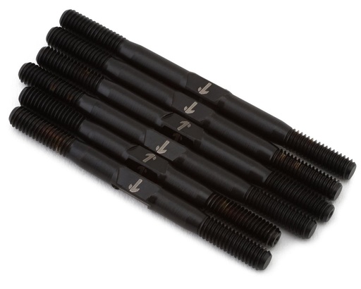 [1UP740035] 1UP Racing Mugen MSB1 Pro Duty Titanium Turnbuckles Set (Black Nitride)