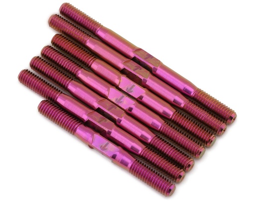 [1UP740416] 1UP Racing RC10B74.2/RC10B74.2D Pro Duty Titanium Turnbuckle Set (Pink)