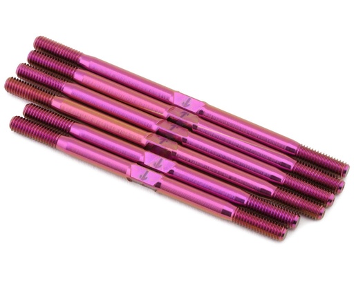 [1UP740417] 1UP Racing RC10T6.4/RC10SC6.4 Pro Duty Titanium Turnbuckle Set (Pink)