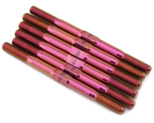 [1UP740425] 1UP Racing TLR 22 5.0 Pro Duty Titanium Turnbuckle Set (Pink)