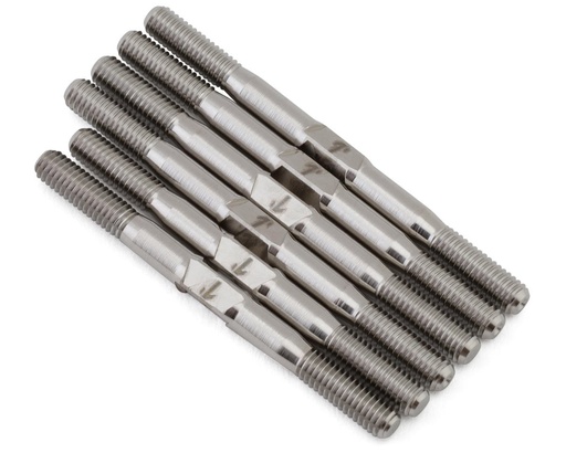 [1UP740933] 1UP Racing HB Racing D2 Evo Pro Duty Titanium Turnbuckle Set (Silver)