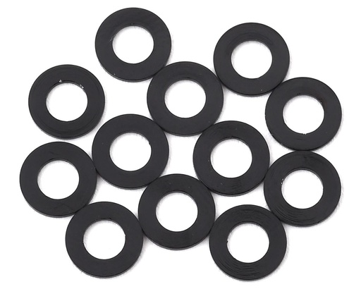 [1UP80303] 1UP Racing 3x6mm Precision Aluminum Shims (Black) (12) (1mm)