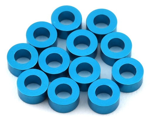 [1UP80315] 1UP Racing 3x6mm Precision Aluminum Shims (Blue) (12) (3mm)