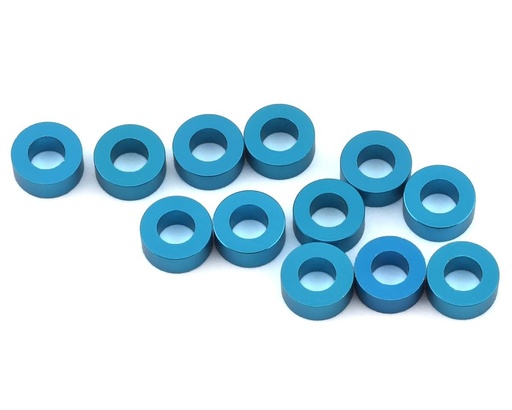 [1UP80318] 1UP Racing 3x6mm Precision Aluminum Shims (Blue) (12) (2.5mm)