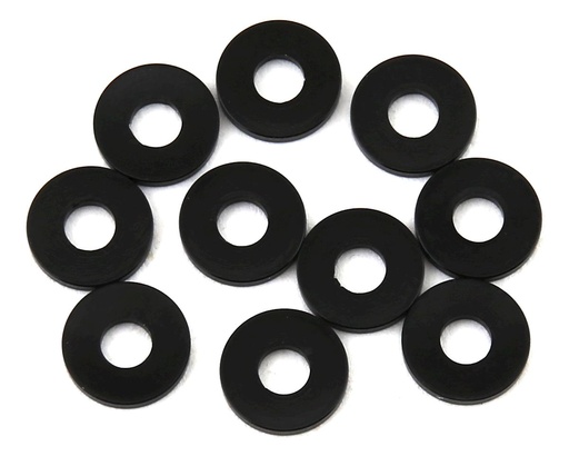 [1UP80401] 1UP Racing 3x8mm Precision Aluminum Shims (Black) (10) (0.5mm)