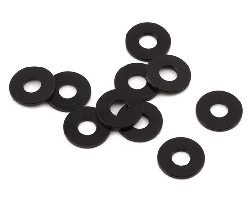 [1UP80402] 1UP Racing 3x8mm Precision Aluminum Shims (Black) (10) (0.75mm)