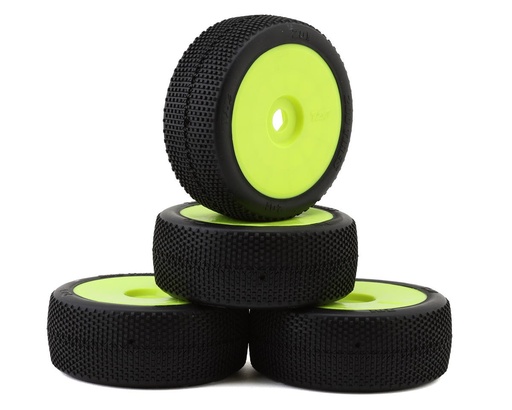 [TZO-TZ201US-Y-N] TZO Tires 201 1/8 Buggy Non-Glued Tire Set (Yellow) (4) (Ultra Soft)