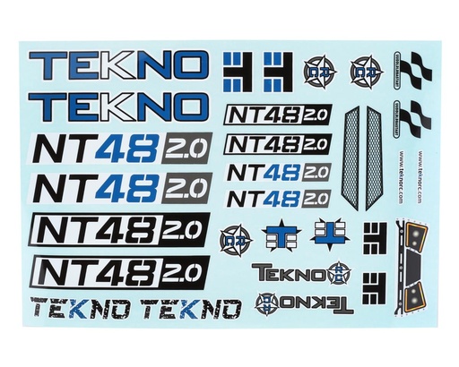 [TKR9446] Tekno RC NT48 2.0 Decal Sheet
